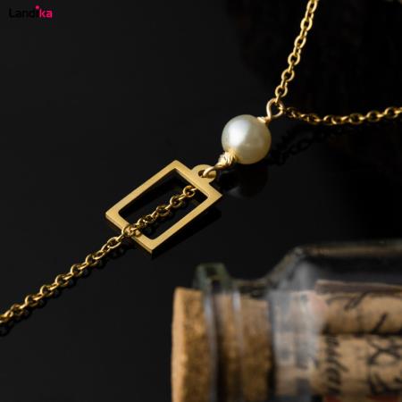گردنبند طلا 18 عیار زنانه مدل قفس پرنده 0.04 گرم
