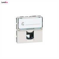 پریز تلفن دوRJ11 ماژول موزاییک لگراند کد078731