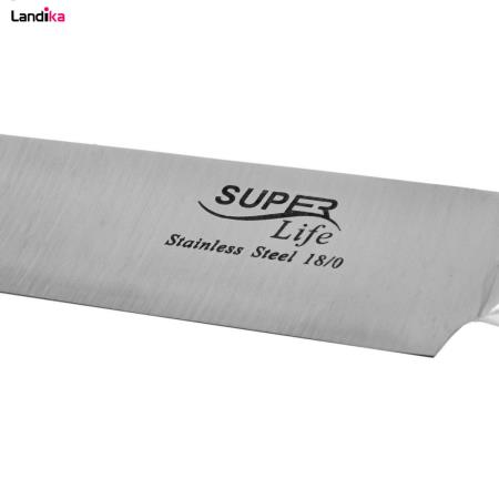 سرویس چاقوی آشپزخانه 9 پارچه سوپر لایف مدل SL-008