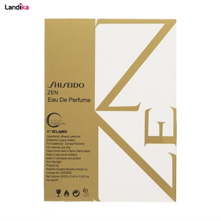 ادو پرفیوم زنانه اوشن تاپیکال مدل Shiseido Zen حجم 105 میلی لیتر