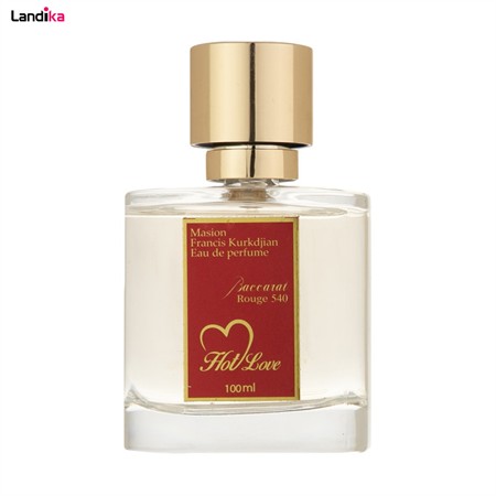ادو پرفیوم هات لاو مدل باکارات رژ 540 حجم 100 میلی لیتر