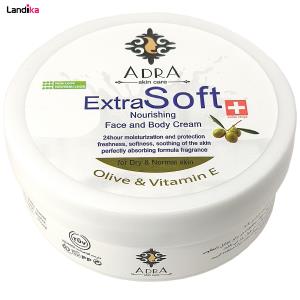 کرم مرطوب کننده آدرا مدل Olive vitaminE حجم 200 میلی لیتر