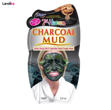 ماسک صورت مونته ژنه سری 7th Heaven مدل Charcoal Mud حجم 15 میلی لیتر