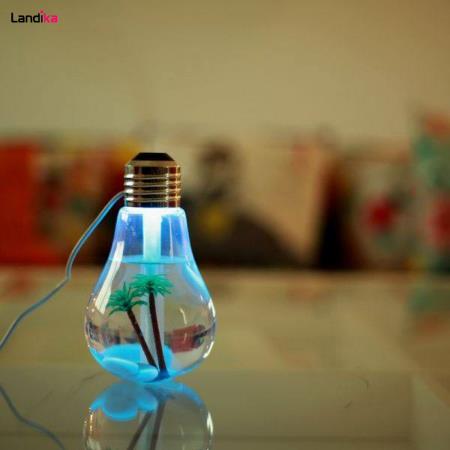 بخور ساز طرح لامپ دارای چراغ LED