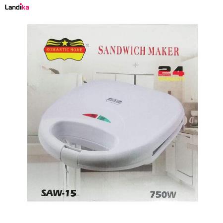 ساندویج ساز رومانتیک هوم مدل SAW-15