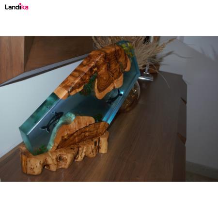 تندیس چوبی رزینی مدل AQUABL
