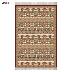 گلیم فرش ماشینی کاشان طرح ترکمن