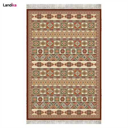 گلیم فرش ماشینی کاشان طرح ترکمن