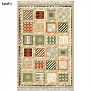 گلیم فرش ماشینی کاشان طرح گوچی