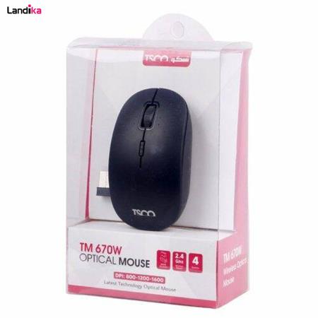 ماوس بی سیم تسکو مدل TM 670