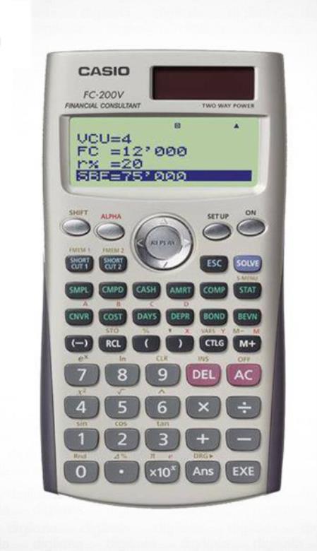 ماشین حساب کاسیو – Casio FC-200 V Calculator