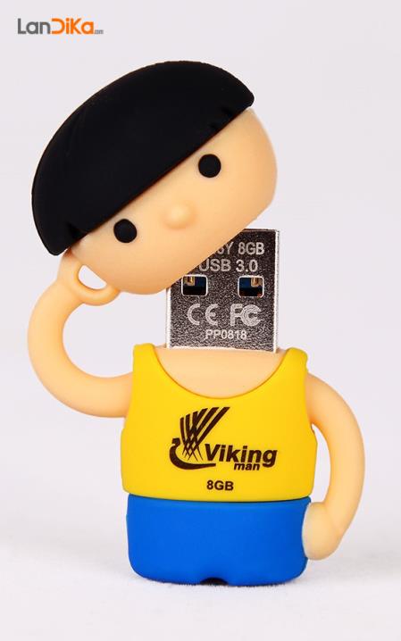 فلش 8 گیگ OTG عروسکی USB3 ویکینگ من VM108Y