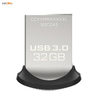 فلش مموری سن دیسک مدل Ultra Fit SDCZ43 ظرفیت 32 گیگابایت
