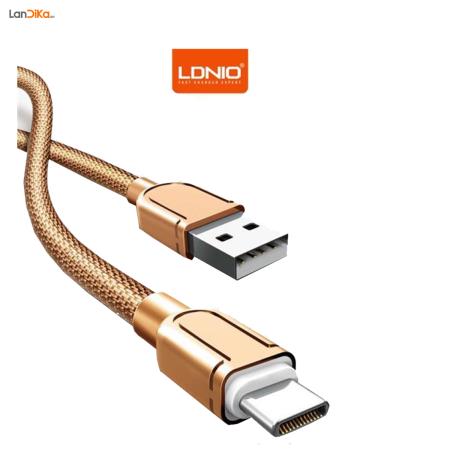 کابل تبدیل USB به USB-C الدینیو مدل LS62 طول 1 متر