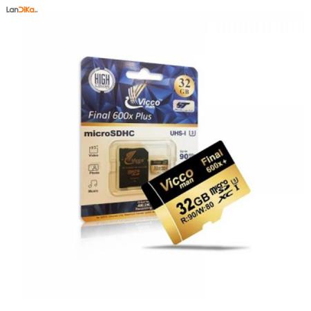 کارت حافظه microSDHC ویکو من مدل Extre600X کلاس 10 استاندارد UHS-I U3 سرعت 90MBps ظرفیت 32گیگابایت